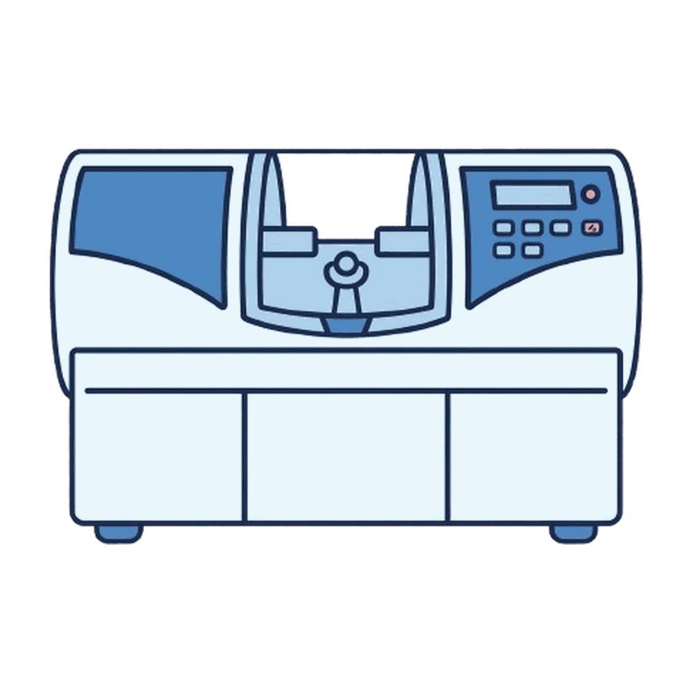 歯科技工用機器（院内技工）のイラスト素材